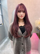 ロンド レア 天神大名店(Lond Le’a)&nbsp;ダブルカラー/レイヤーカット/ハイトーンカラー/ピンクカラー