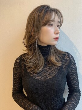 アンニュ(annuy) 【annuy＿aoyama】顔まわりカット/グレージュ／前髪