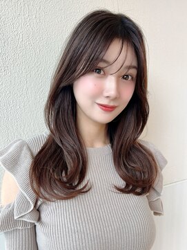 アフロート ディル(AFLOAT D'L) セミロング韓国ヘアレイヤーカットくびれヘアフェミニンロング