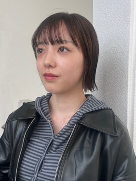 シュシュ 宜野湾店(chou chou) イメチェン/ホワイトブロンド/外ハネボブ/ワイドバング/宜野湾