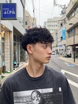 レンゲン(LENGEN) メンズパーマフェードバーバーツイスト理容室カット