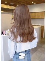 アム(am)&nbsp;グレージュ切りっぱなしボブ前髪ありミニボブミルクティベージュ