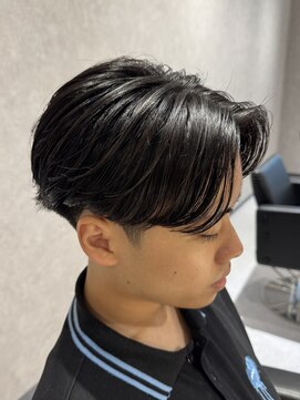 エデアンルクラ 下通(EDEAN Leclat) 熊本メンズパーマ センターパート ニュアンスパーマ MEN'S HAIR