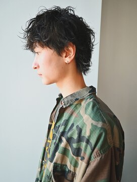 ディッセンバー 伊勢崎(December) メンズ /ブルーブラック/フェザーパーマ/ ニュアンスパーマ/