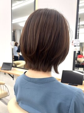 サンド 大阪梅田(sand) 似合わせカット韓国ボブくびレイヤーメルティカラー大阪