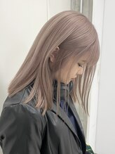 ミーム 原宿 表参道(meme) ☆ハイトーンブリーチミルクティーカラーホワイトベージュカラー