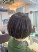 ひし形ショートボブ