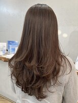 コンティロミー(CONTI ROMMY.)&nbsp;上品レイヤーカットフェミニンロング◎ココアブラウン韓国風巻き