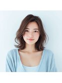 ミルクブラウン/ダークパープル/ナチュラルショート/夏/上尾