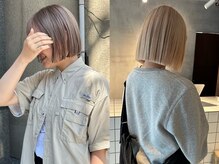 『スタッフのオススメ』open記念限定！【care bleach】カット＋ハイブリーチダブルカラー ￥27,000