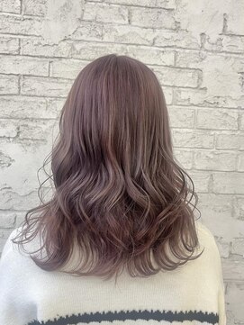 プライズ 池袋店(prize) ブリーチダブルカラー/ピンクラベンダーベージュカラー 池袋