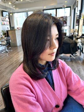 コラソン(corazon) 重ためレイヤー地毛風カラー