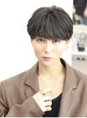ナチュラル毛流れマッシュ