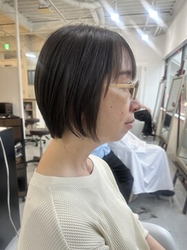 ソイクフ(SOY KUFU) ショートカットショートボブミニボブ前下がりボブ/東伏見