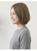 30代40代大人可愛いボブ　内巻き　似合わせ