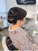 和髪　シニヨン
