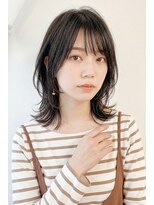 ヌードルバイコア(noodle by CoRe.gn)&nbsp;ブリーチなし透明感暗髪美髪グレージュミディ夏カラー