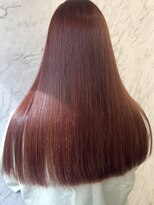 エテルネ 大宮店(E:terne)&nbsp;○アプリコットブラウン×ツヤ髪ストレート○