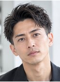 大人ビジネスショートアップバング