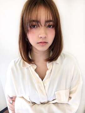 レイラバイアフロート 吉祥寺(Lila by afloat) 長めバングでおしゃれヘア
