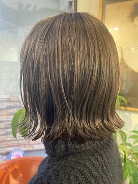 コレットヘア(Colette hair) ◎切りっぱなしBOB×カーキベージュ◎