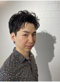 ビジネスにも最適な!!メンズ大人気のスパイラルセンターパート