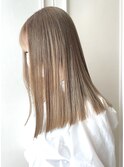 kate 大宮　ミルクティーベージュ×艶髪ストレート