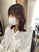 アリスバイアフロート 自由が丘(ALICe by AFLOAT)&nbsp;鎖骨ミディアム／ラベンダーベージュ／くびれヘア