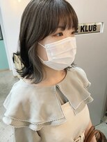 キューズ クラブ(cuz KLUB)&nbsp;【cuzKLUB】イヤリングカラーカラー×シアーグレー【池袋】