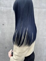 アンセム(anthe M) ツヤ髪ダブルカラーブルーカラー前髪カット韓国トリートメント