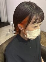 スクリバイタヒエ(SUKURI by tahie)&nbsp;#インナーカラー　#オレンジ