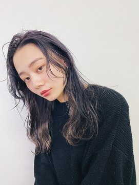 ガーランドウメダ(Garland umeda) ラベンダーアッシュ _インナーカラー 担当 垣内