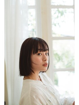 スウィープ 札幌大通(sweep) シースルーバング×ボブ