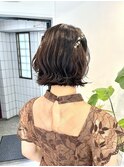 金箔ボブアレンジ　satsuki