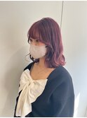 【emme×笹川】ダークチェリー/フェザーバング