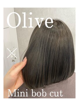 ビューティーサロン ガーデン(beauty salon garden) ミニボブ×オリーブカラー ☆ 担当 蒼 ☆