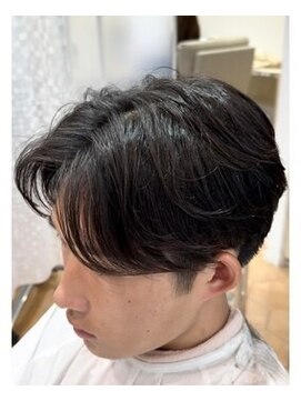アズールサン 草加西口店(azule-sun) センターパート,メンズパーマ,メンズ ツーブロック/草加駅