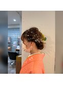 卒業式ヘアセット・袴着付け
