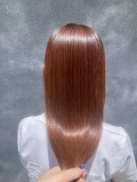 フリー(FREEY)&nbsp;ブリーチ無し　オレンジブラウンく