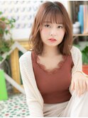 くせ毛風ボブパーマ小顔フレンチカジュアルh3上尾20代30代40代