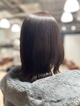 イルファ セイユウ 上野芝店(ehl:fa SEIYU) ボブXチョコレートブラウン