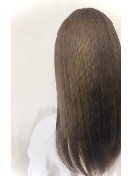 エヌアンドエー 春日部東口店(hair shop N&A) 透き通るような綺麗髪 髪質改善ストレート+透明感カラー