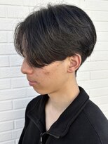 ヒュイル バイ ニアウ(Hwyl by Niau) メンズマッシュセンターパートスパイラルパーマニュアンスパーマ