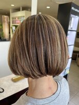 コレットヘア(Colette hair)&nbsp;【miyu】ボブ×白髪ぼかしハイライト