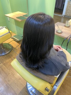 エシカル(ethical) ブリーチなし大人かわいい透明感ベージュカラー