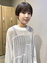 ローレンジウ(LOREN JU)&nbsp;ミディアムヘア/暗めカラー/グランマッシュ/名駅/レイヤーカット