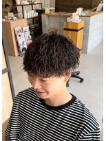 メンズギフト(men's GIFT)&nbsp;ツイストスパイラルパーママッシュツーブロック刈り上げ