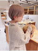 コンパクトショート×ミルクティー