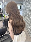 ミルクティーグレージュ暗めベージュマロンブラウンモカベージュ