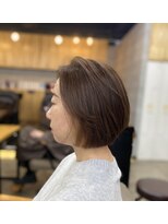 ソイクフ 高田馬場店(SOY-KUFU) 20代30代40代◎小顔に見えせる似合わせカットオリーブグレー